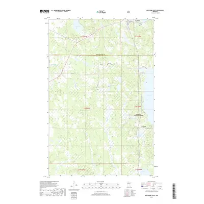 2019 Map of Northome South, 2019 Print