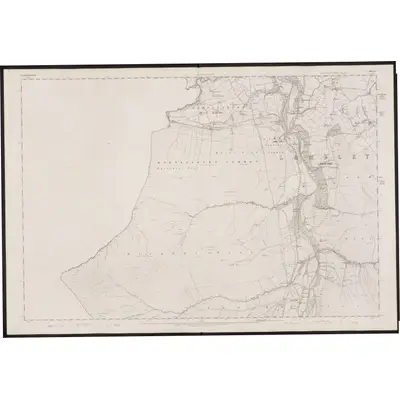 1861 Map of Northumberland C, 1865 Print