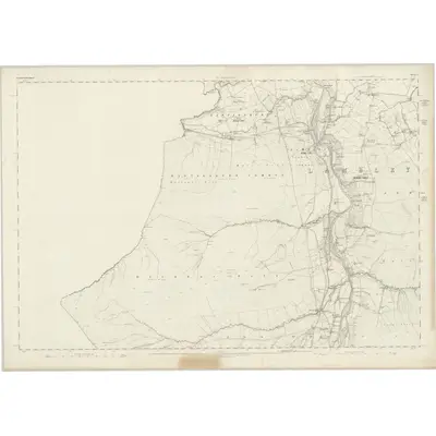 1861 Map of Northumberland C, 1865 Print