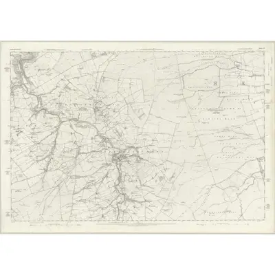 1859 Map of Northumberland CII, 1865 Print