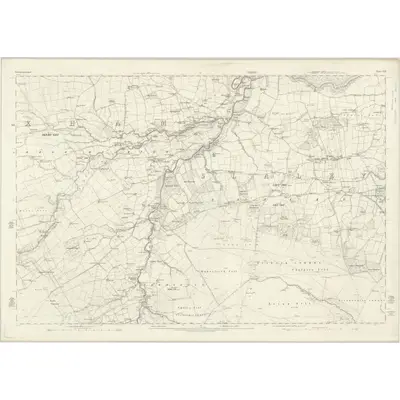 1860 Map of Northumberland CIII, 1865 Print