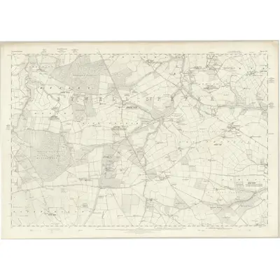 1860 Map of Northumberland CIV, 1864 Print