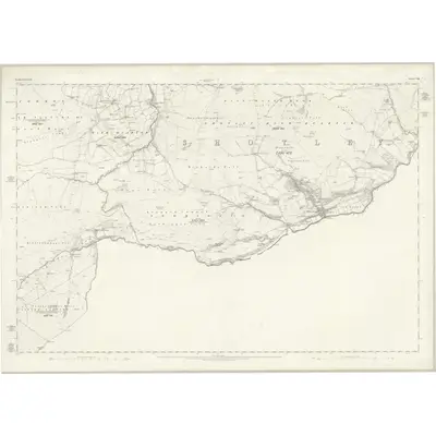 1860 Map of Northumberland CVIII, 1865 Print