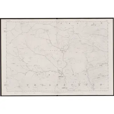 1862 Map of Northumberland L, 1866 Print