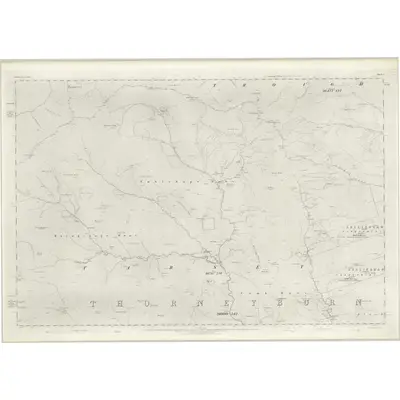 1862 Map of Northumberland L, 1866 Print