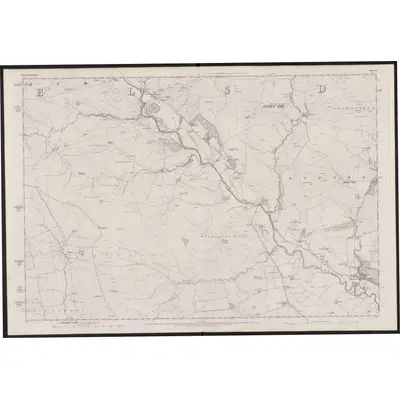 1863 Map of Northumberland LI, 1866 Print