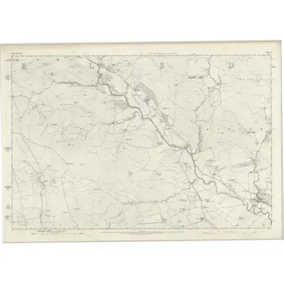1863 Map of Northumberland LI, 1866 Print