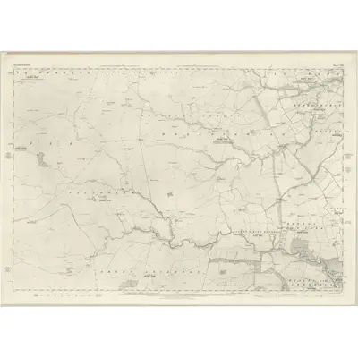 1863 Map of Northumberland LIII, 1866 Print