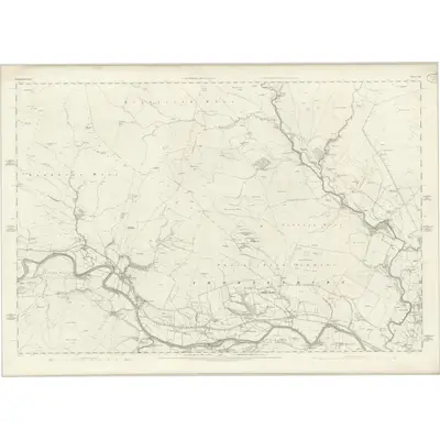 1862 Map of Northumberland LIX, 1866 Print