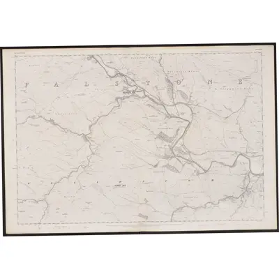 1862 Map of Northumberland LVIII, 1866 Print