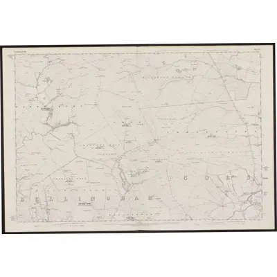 1862 Map of Northumberland LX, 1866 Print