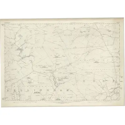 1862 Map of Northumberland LX, 1866 Print