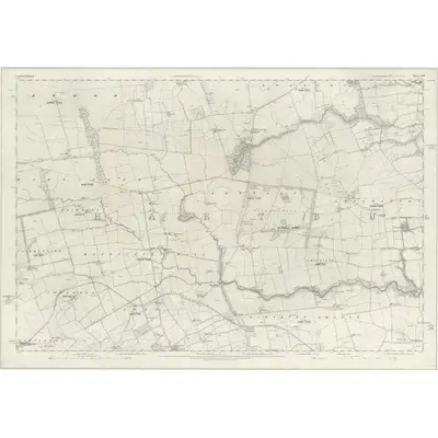 1863 Map of Northumberland LXII, 1866 Print