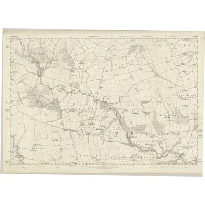 1860 Map of Northumberland LXIII, 1866 Print