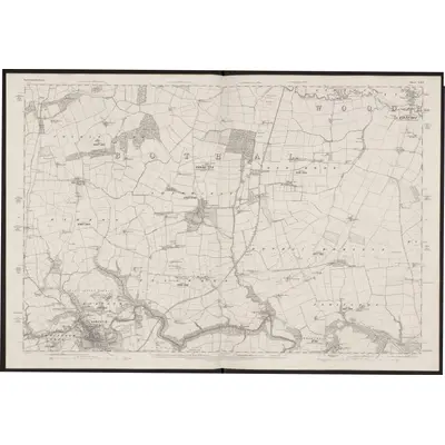 1859 Map of Northumberland LXIV, 1866 Print