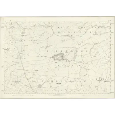 1863 Map of Northumberland LXIX, 1866 Print