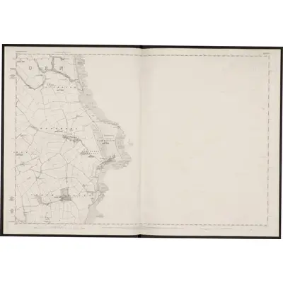 1859 Map of Northumberland LXV, 1865 Print