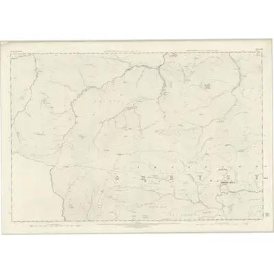 1861 Map of Northumberland LXVI, 1866 Print