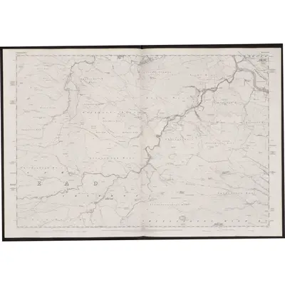 1861 Map of Northumberland LXVII, 1866 Print