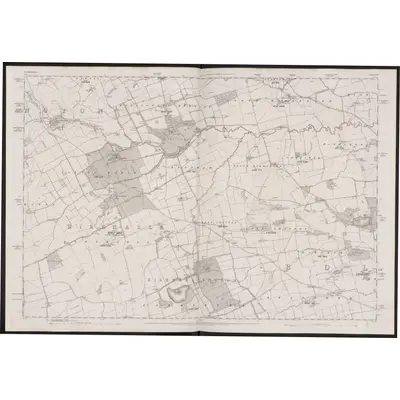 1863 Map of Northumberland LXX, 1866 Print