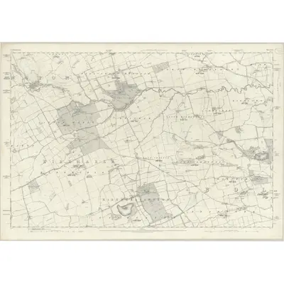 1863 Map of Northumberland LXX, 1866 Print