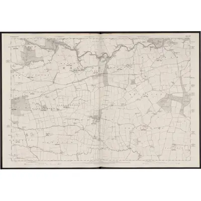 1863 Map of Northumberland LXXI, 1866 Print
