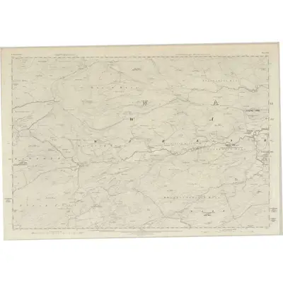 1861 Map of Northumberland LXXV, 1866 Print
