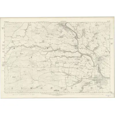 1862 Map of Northumberland LXXVI, 1866 Print