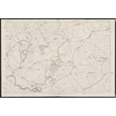 1862 Map of Northumberland LXXVII, 1866 Print