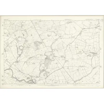 1862 Map of Northumberland LXXVII, 1866 Print