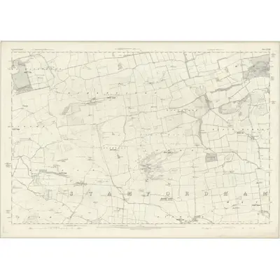 1859 Map of Northumberland LXXVIII, 1866 Print