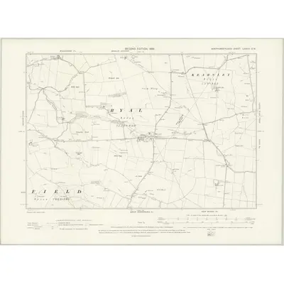 1895 Map of Northumberland LXXVIII.SW, 1898 Print