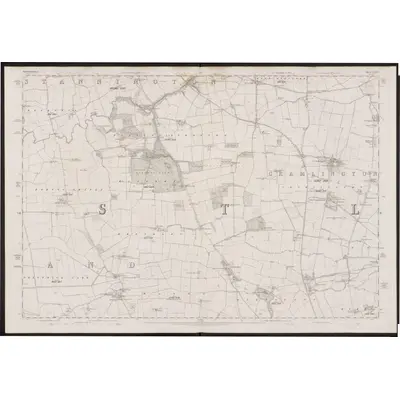1858 Map of Northumberland LXXX, 1864 Print