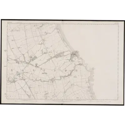 1858 Map of Northumberland LXXXI, 1865 Print