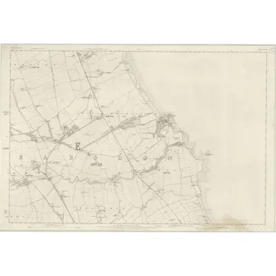 1858 Map of Northumberland LXXXI, 1865 Print