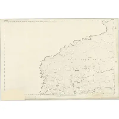 1861 Map of Northumberland LXXXII, 1865 Print