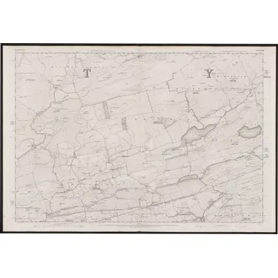 1861 Map of Northumberland LXXXIII, 1866 Print
