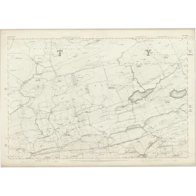 1861 Map of Northumberland LXXXIII, 1866 Print