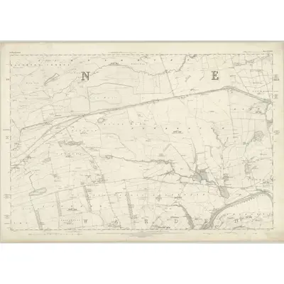 1861 Map of Northumberland LXXXIV, 1866 Print