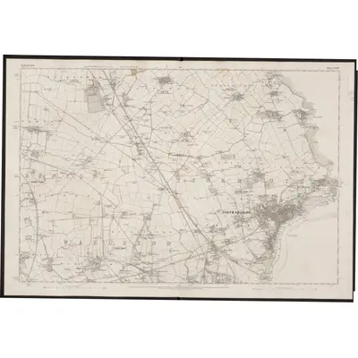 1858 Map of Northumberland LXXXIX, 1865 Print