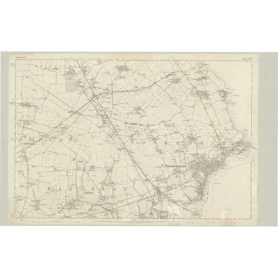 1858 Map of Northumberland LXXXIX, 1865 Print