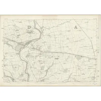 1862 Map of Northumberland LXXXV, 1865 Print