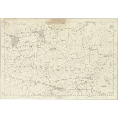 1860 Map of Northumberland LXXXVII, 1865 Print