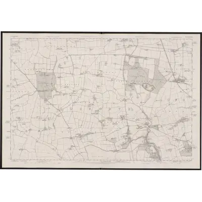 1858 Map of Northumberland LXXXVIII, 1864 Print