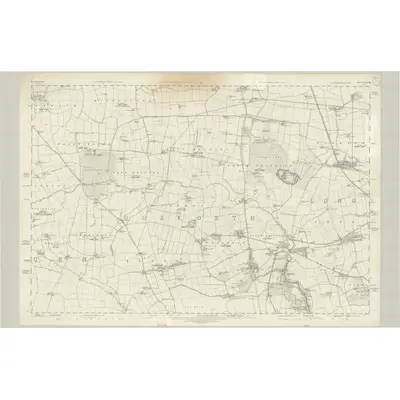 1858 Map of Northumberland LXXXVIII, 1864 Print