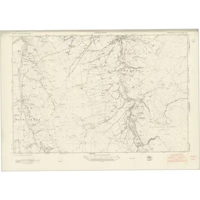 1946 Map of Northumberland nCV, 1952 Print