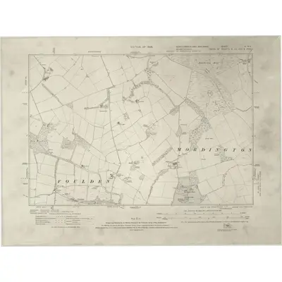 1922 Map of Northumberland nI.NE, 1926 Print