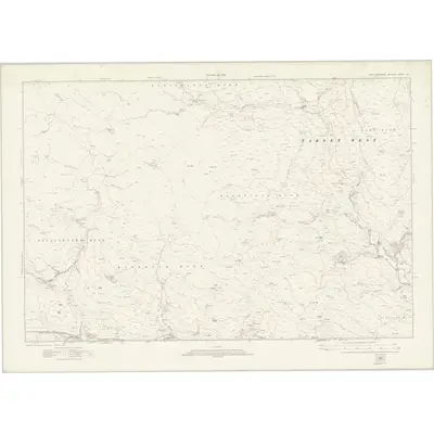 1920 Map of Northumberland nLV, 1925 Print