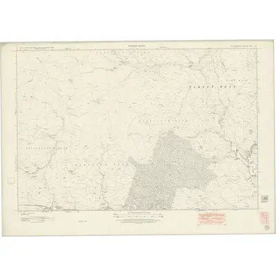 1948 Map of Northumberland nLV, 1951 Print