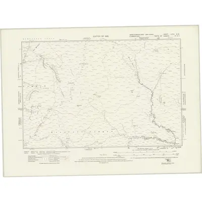 1895 Map of Northumberland nLXXI.NW, 1926 Print